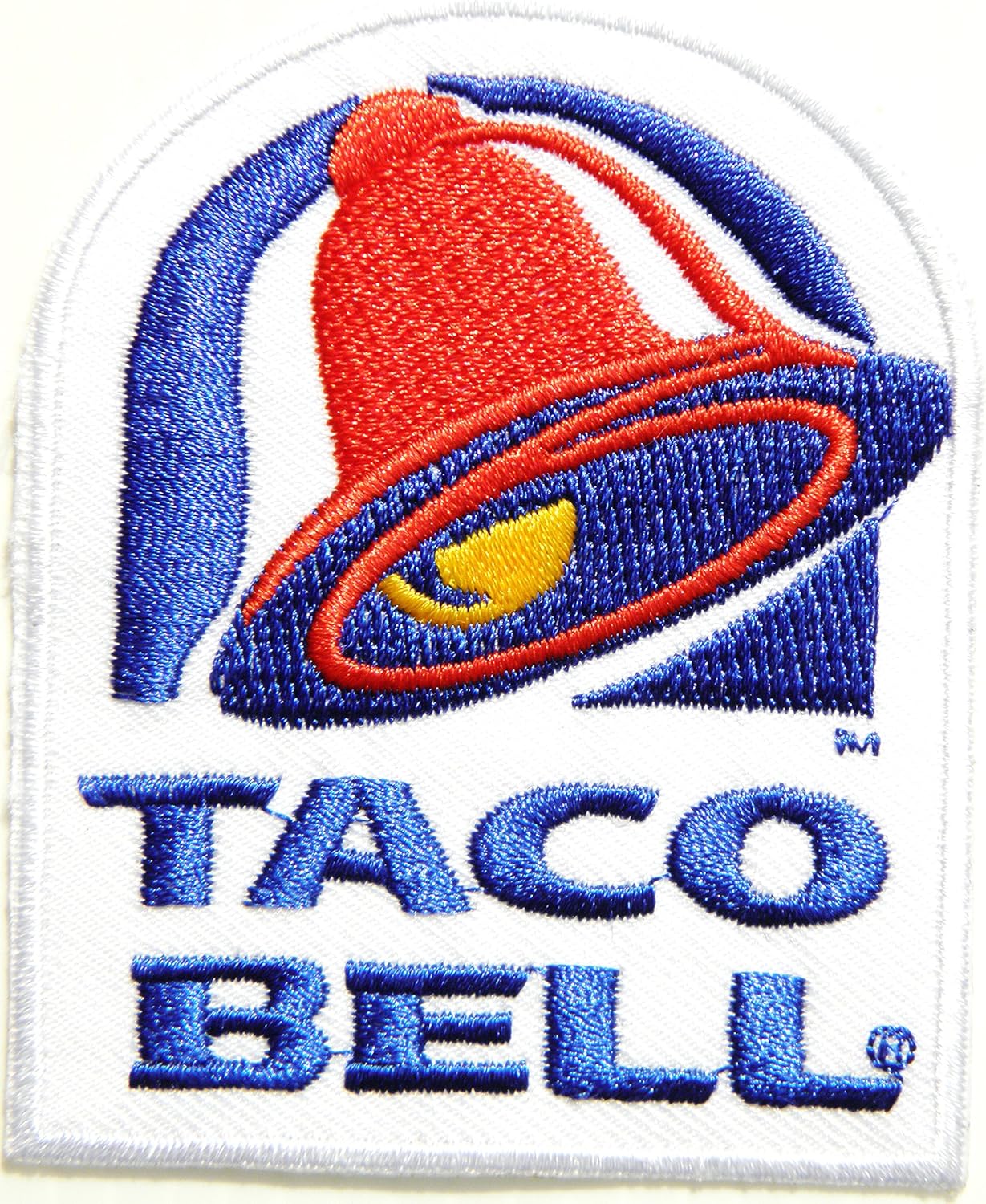 taco bell patch sweatshirt