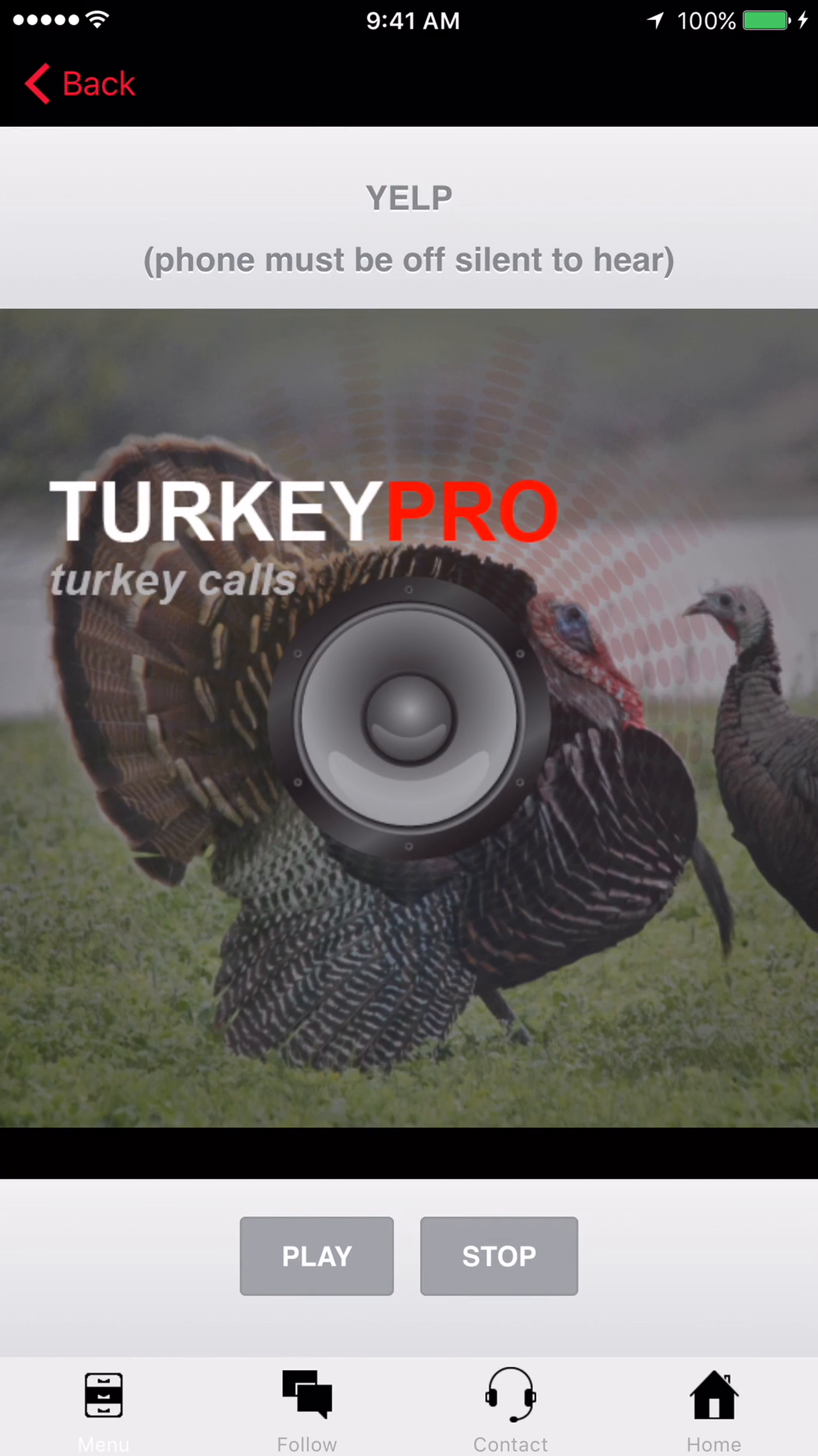 REAL Turkey Hunting Calls App for Turkey Calling (ad free) BLUETOOTH