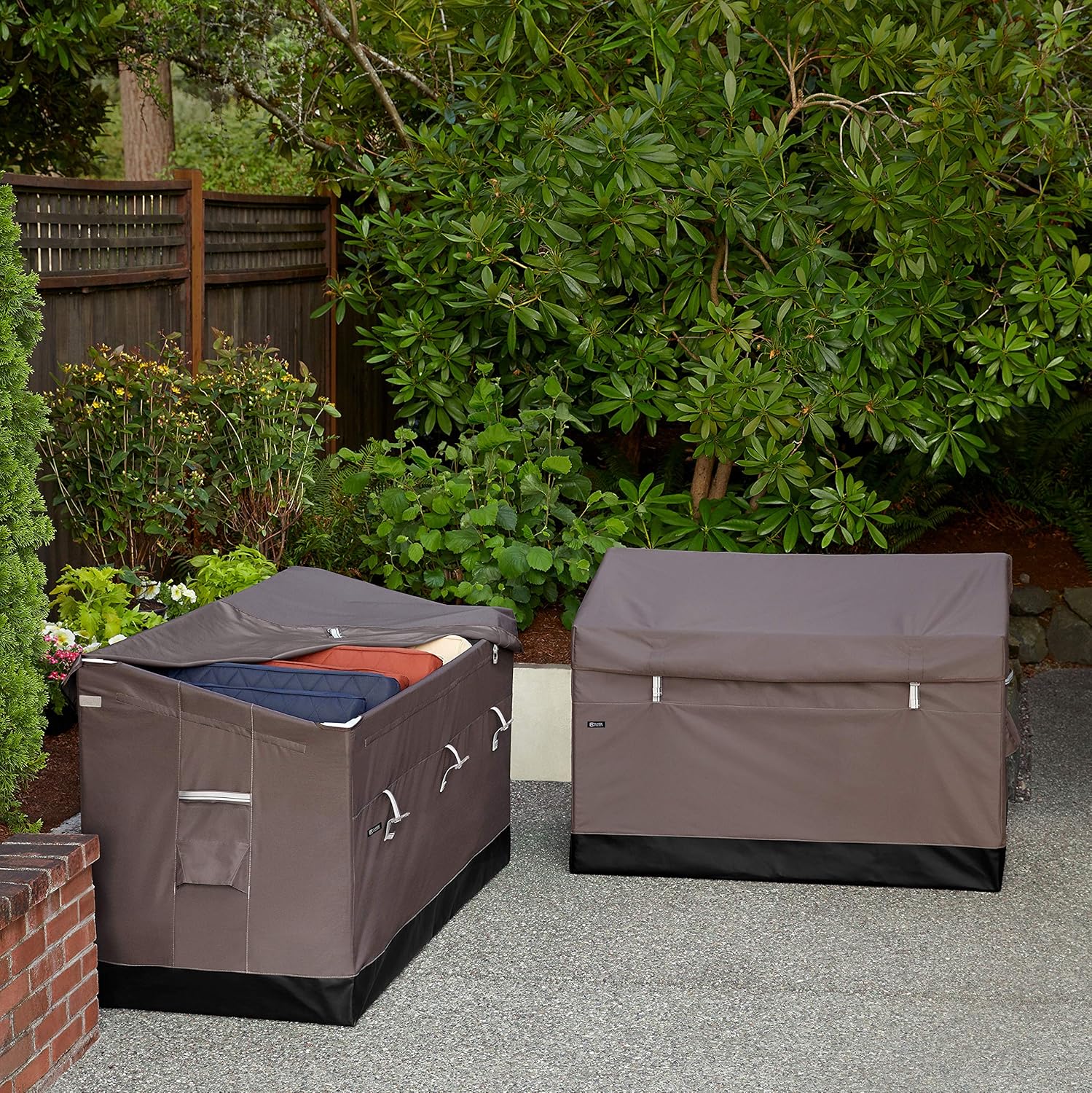 Classic Accessories Ravenna Water-Resistant 162 Gallon Deck Box : Garden & Outdoor