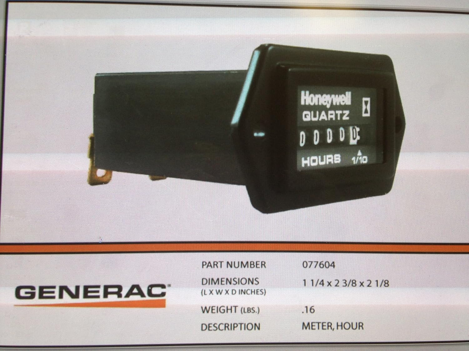 Generac METER HOUR 77604 Generator Accessories Garden & Outdoor