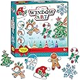 Creativity for Kids Easy Sparkle Window Art Craft Kit - Christmas and Holiday Activities