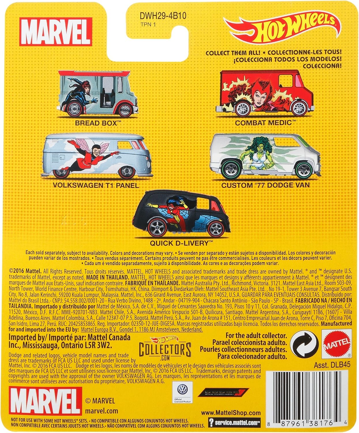 Hot Wheels Marvel Scarlet Witch - Combat Medic Vehicle, Red - Image 3