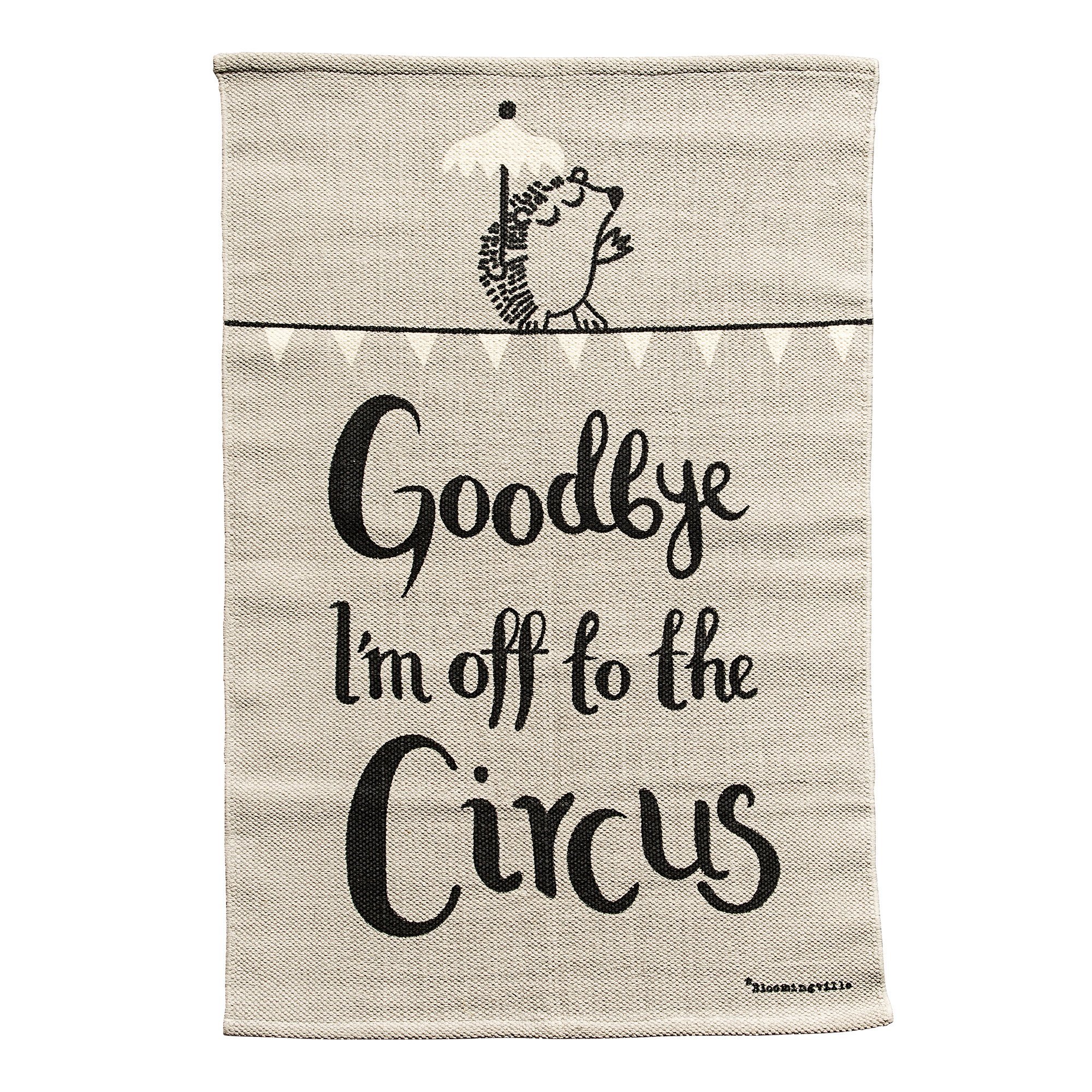 Bloomingville Circus Rug Grey Cotton