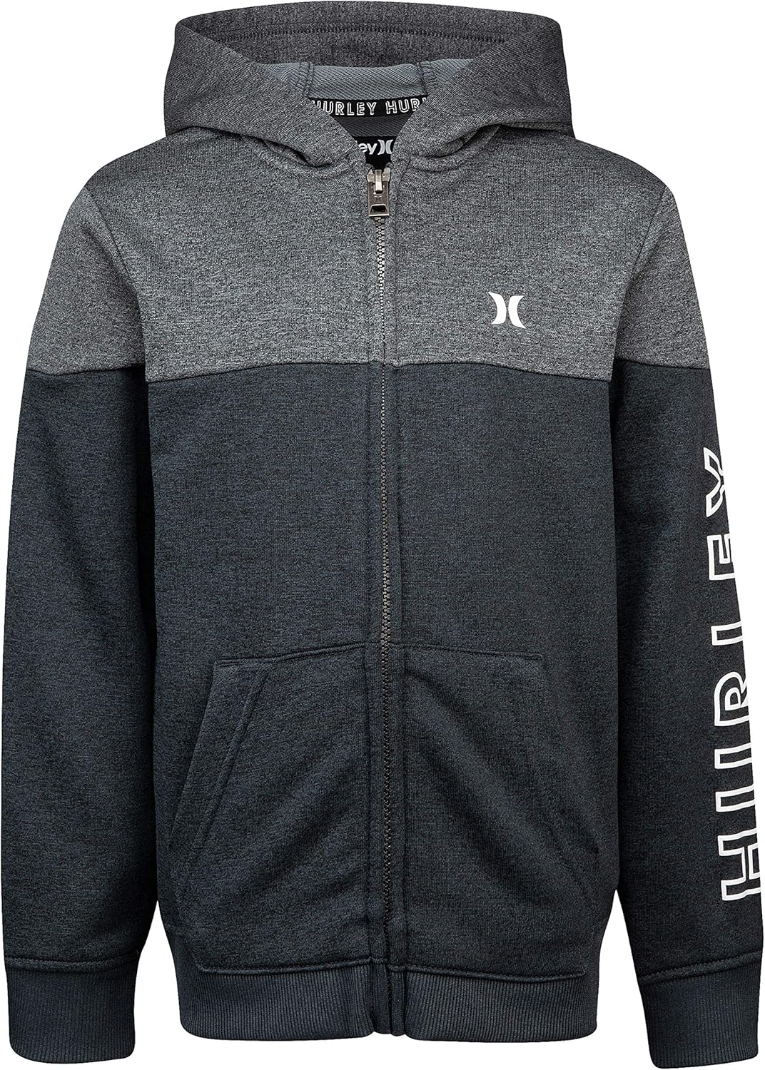 Hurley Boys' Solar Zip Up Hoodie: Clothing
