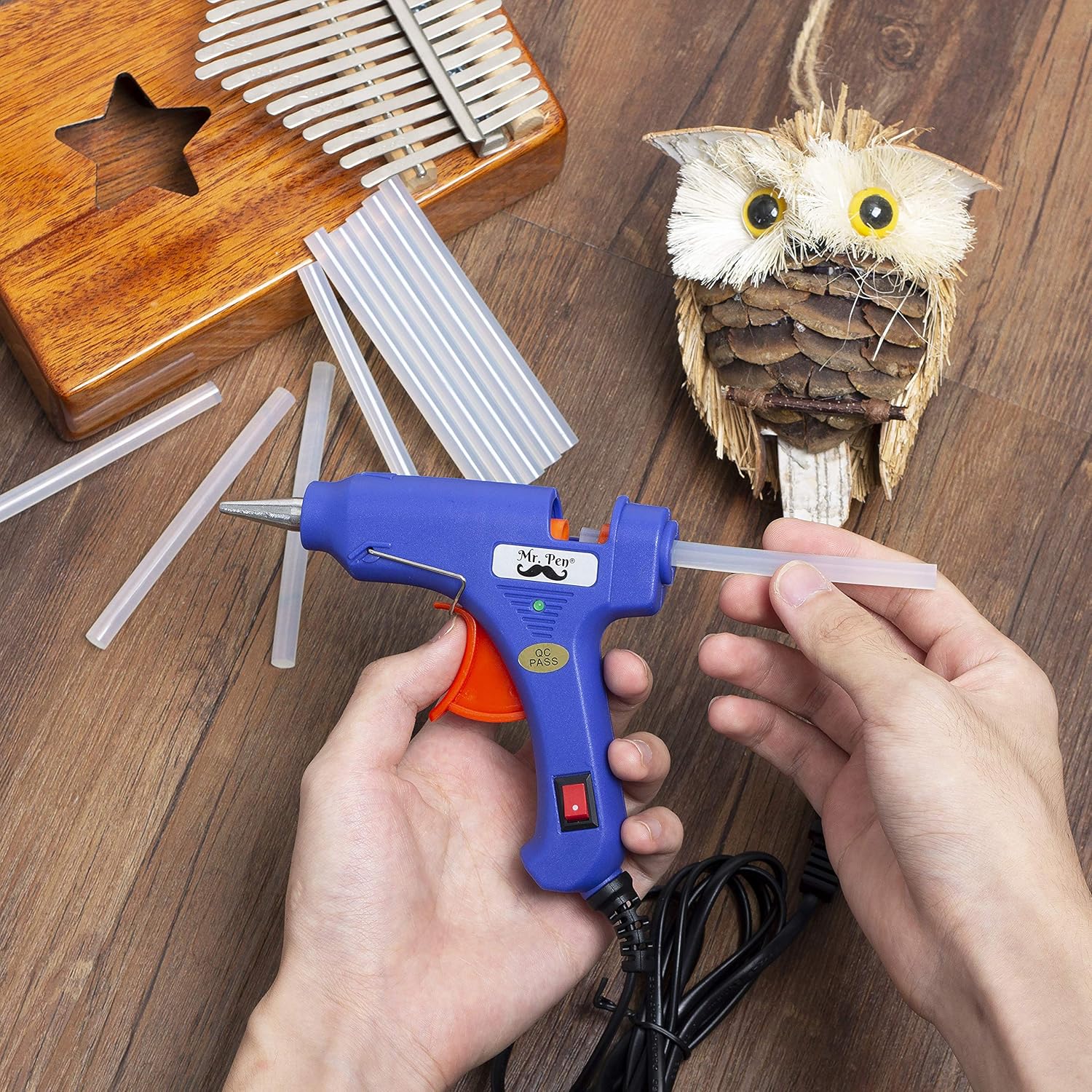 Mr. Pen- Hot Glue Gun Sticks, 60 Pack, 4 Inch, Hot Glue Sticks, Glue Gun Sticks, Hot Glue, Glue Sticks for Hot Glue Gun, Clear Glue Sticks, Hot Melt Glue Sticks: Industrial & Scientific