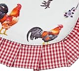 Seidens Chicken Saddle Set 5 Cute Cotton Aprons Medium Poultry Hen Patterns Bows view 5