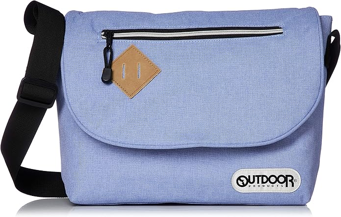 Amazon アウトドアプロダクツ Outdoor メッセンジャーバッグ X05 698 サックスブルー Outdoor Products アウトドアプロダクツ メッセンジャーバッグ