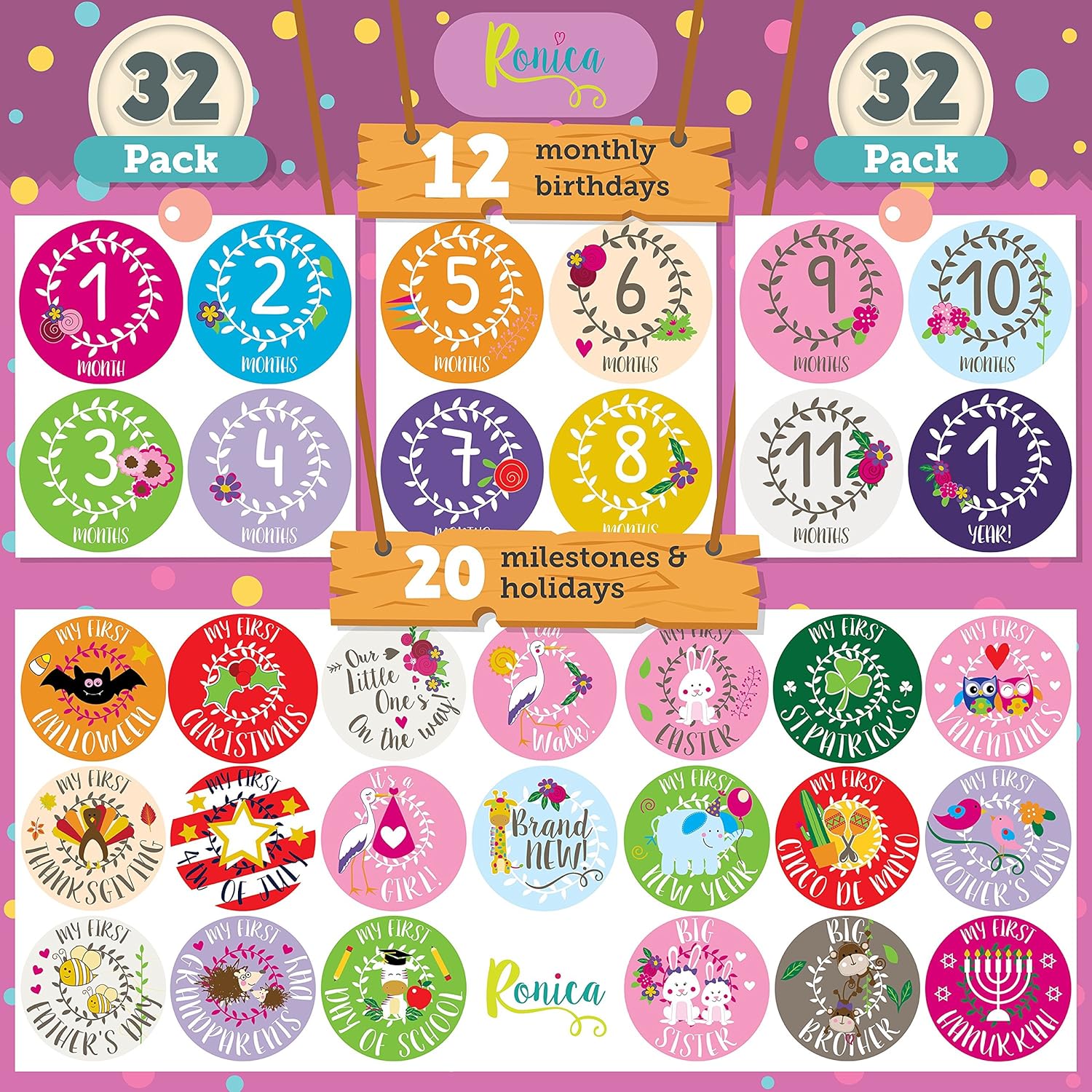 ronica memory book for baby girl