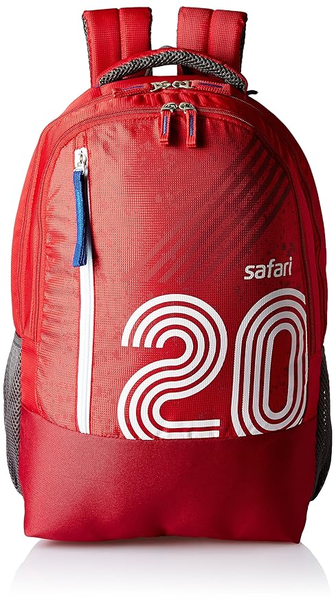 Safari 27 Ltrs Red Casual Backpack (Twenty)