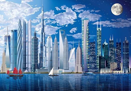 Carta Da Parati Il Più Edifici Del Mondo Dimensioni 366