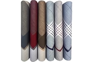 Caruso Italy 100% Cotton Men's Italia Handkerchief | Luxurious, Soft, and Ultra-Absorbent Handkerchief For Men | 50cm X 50cm