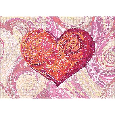 Buy Brilliant Products Van Gogh Heart Jigsaw Puzzle Fine Art Inspired Puzzles For Adults 1000 Pieces Durable Cardboard Paper Vibrant Colors Fun Relaxing Activity For Teens Kids Sized