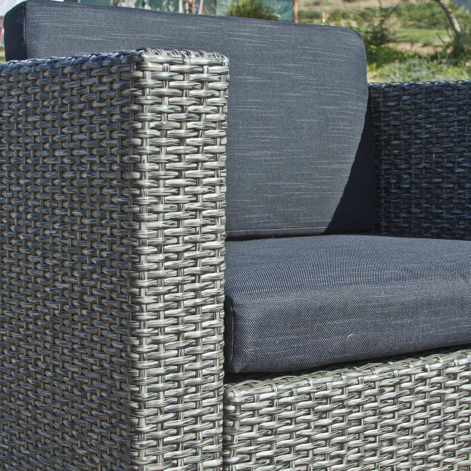 Amazon Com Best Selling Bond Outdoor Wicker Sofa Set Grey Patio Sofas Garden Outdoor