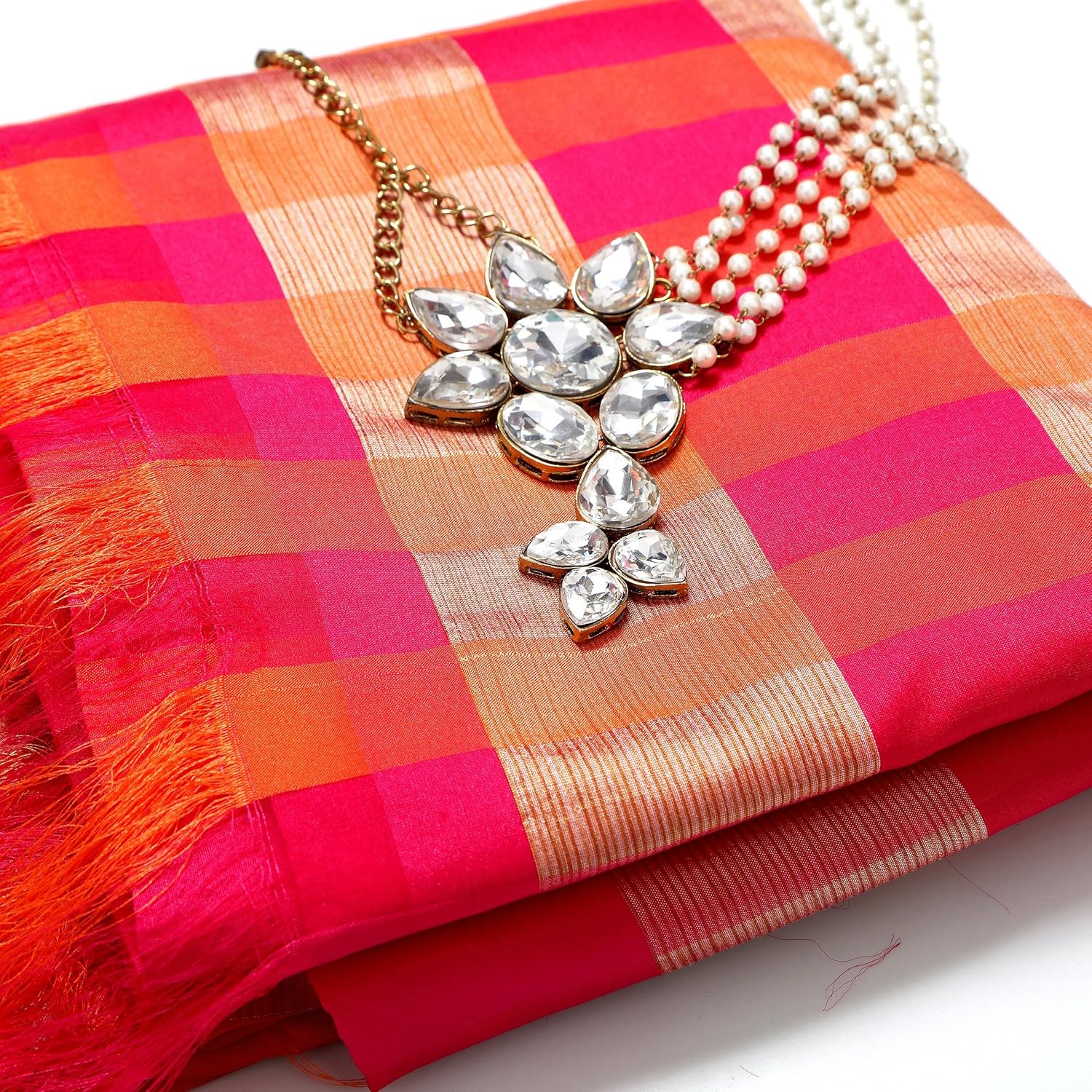 ethnicjunction women's cotton silk saree with blouse