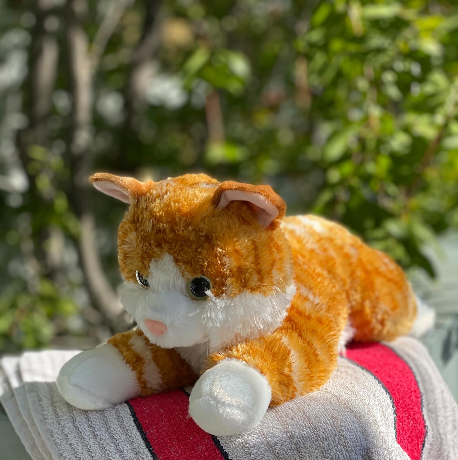 AURORA アリエス オレンジ Aurora® Flopsie™ Chester Orange Tabby Cat 12 Inch Stuffed Animal