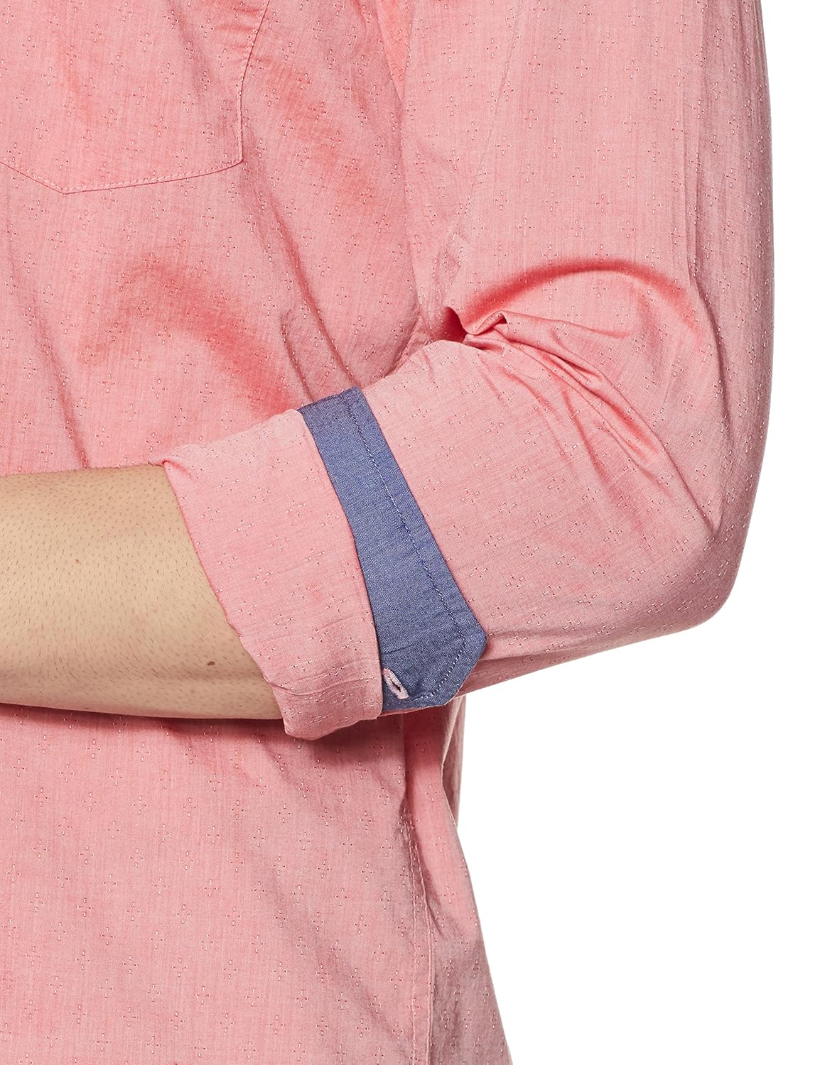 allen solly men's solid slim fit casual shirt