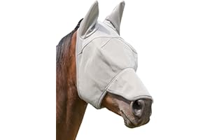 Weaver Leather 35-4100-GY Open Ear Fly Mask with Xtended Life Closure System