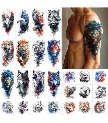 Amazon.com : Tiger Lily Flower Temporary Tattoo Water Resistant