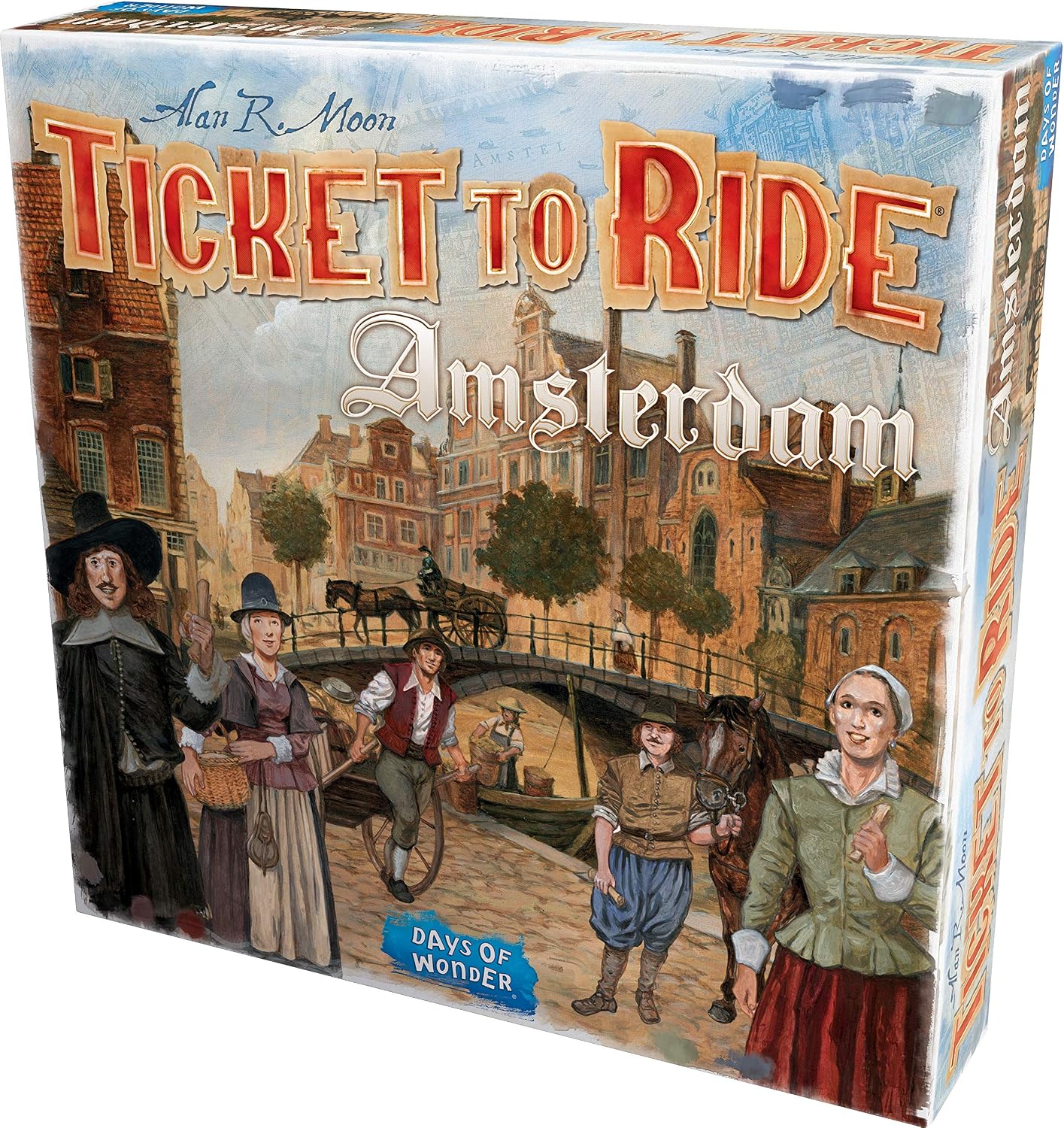 Days of Wonder Ticket to Ride Amsterdam Family Board Game Ages 8+ For 2 to 4 Players Average Playtime 10-15 Minutes - Image 3