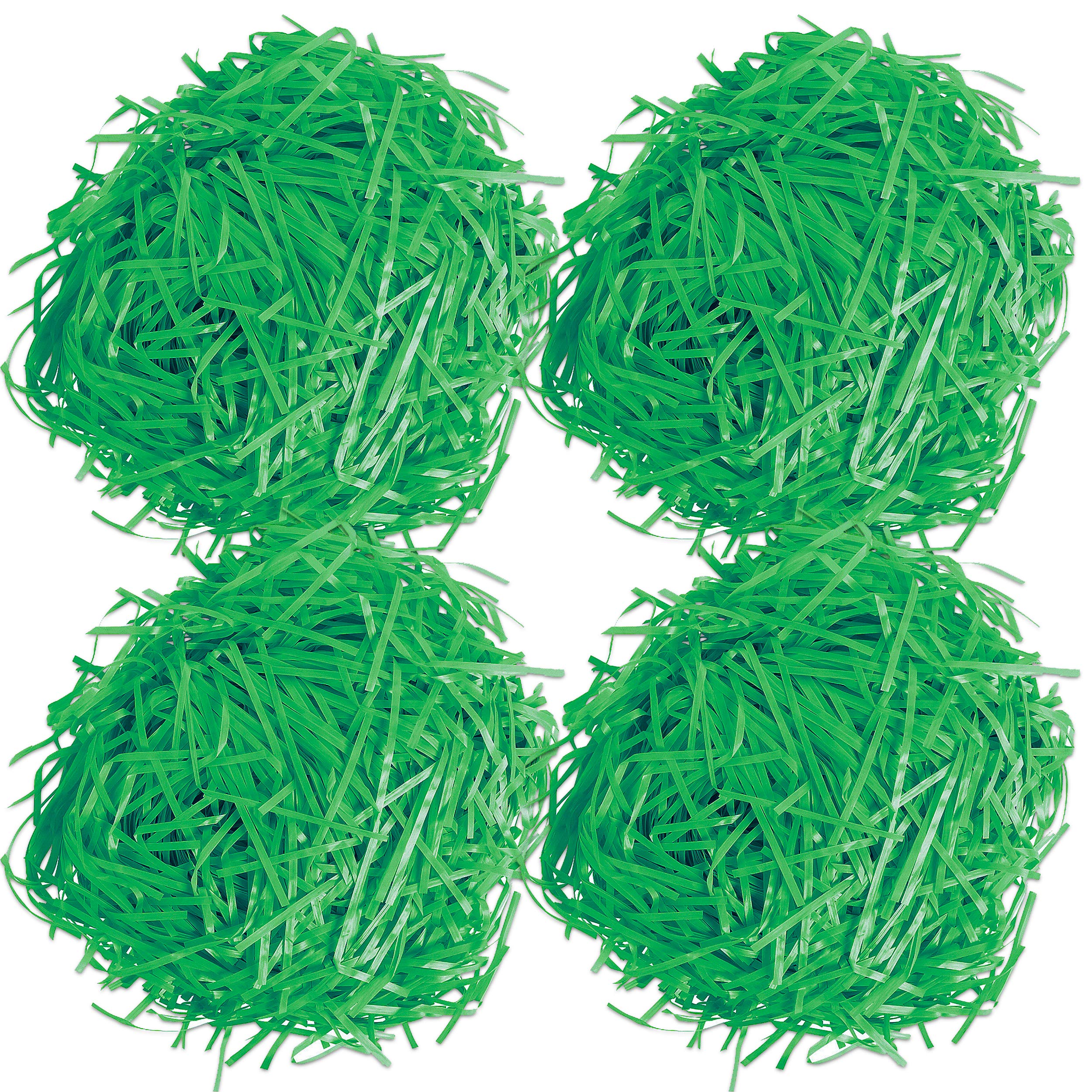 Innovative DesignsEaster Crafts Set 3 Oz Easter Grass Basket Filler Bundle - 4 Pack Green Easter Filler Decor Easter Party Decorations (Easter Craft Supplies for Kids Adults)