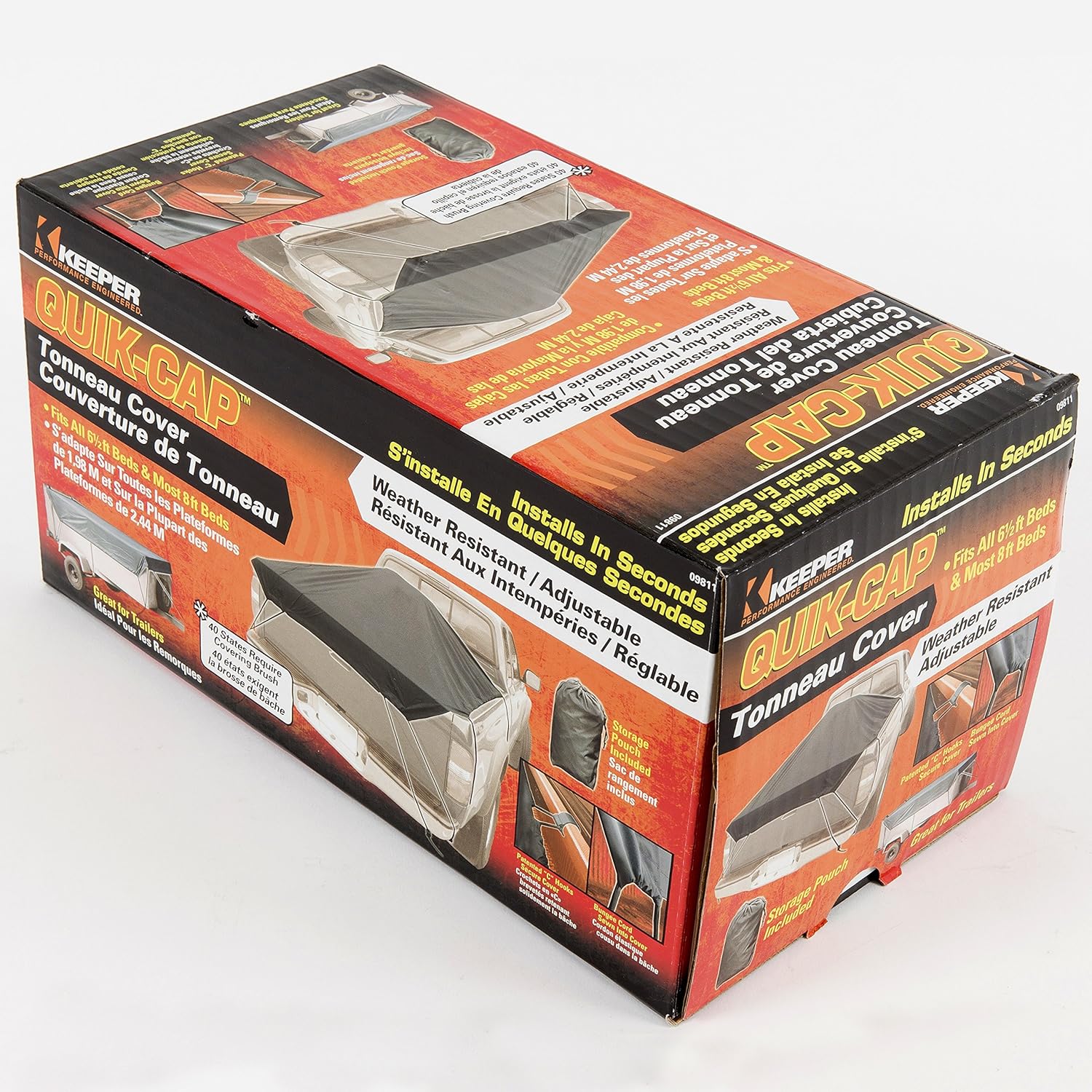 Keeper 09811 Quik Cap Tonneau Cover Tonneau Covers Amazon Canada