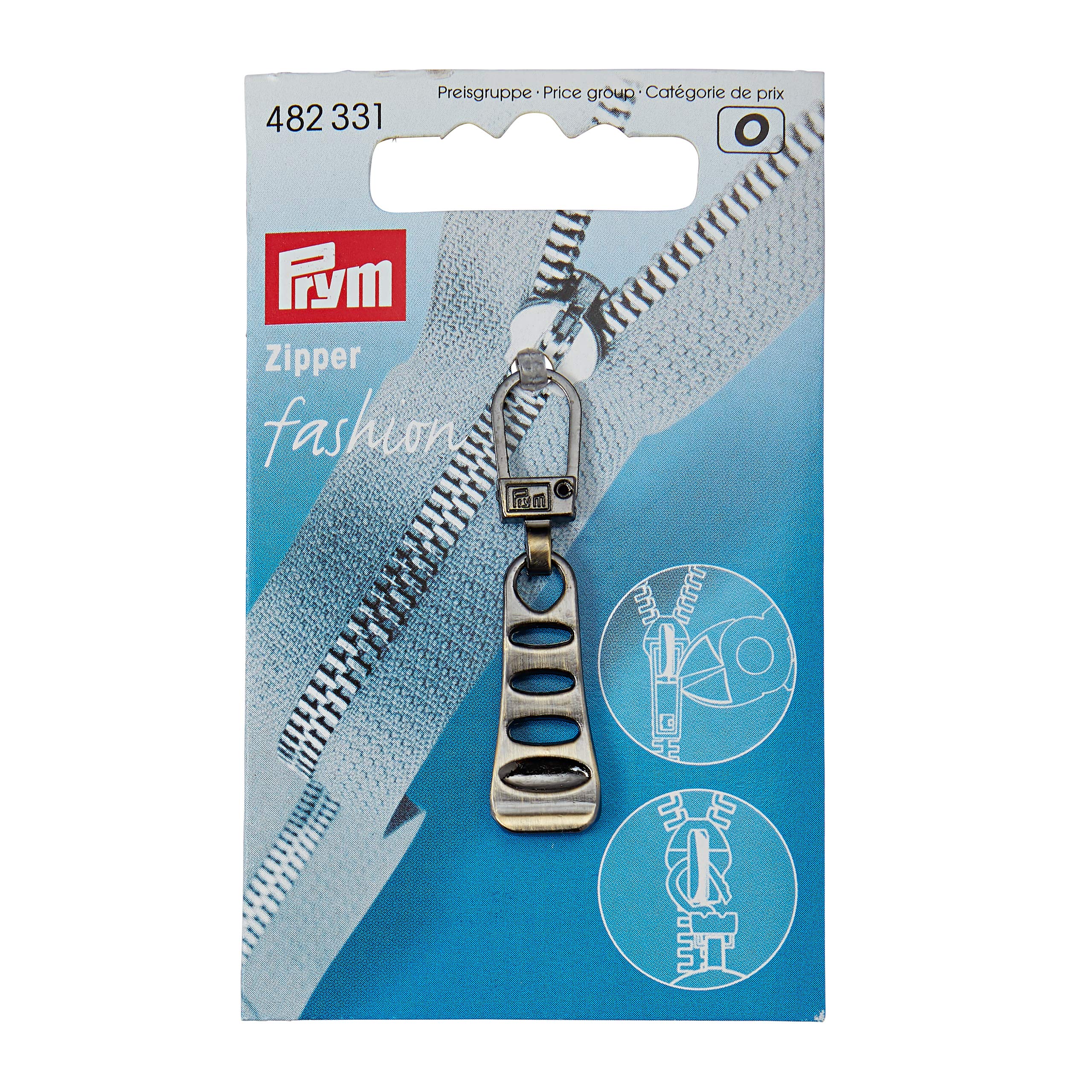 Prym Zip Puller Ladder, Antique Brass