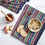 Emma Barclay 6 Pack 100% Cotton Tea Towels Multicoloured Chequered view 4