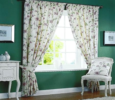 Jasmin Elinor Floral Printed Fully Lined Readymade Pair Of Pencil