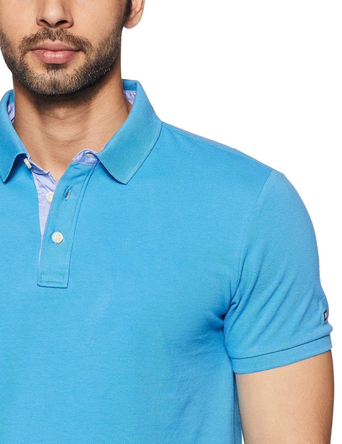 arrow sport men's solid regular fit t-shirt