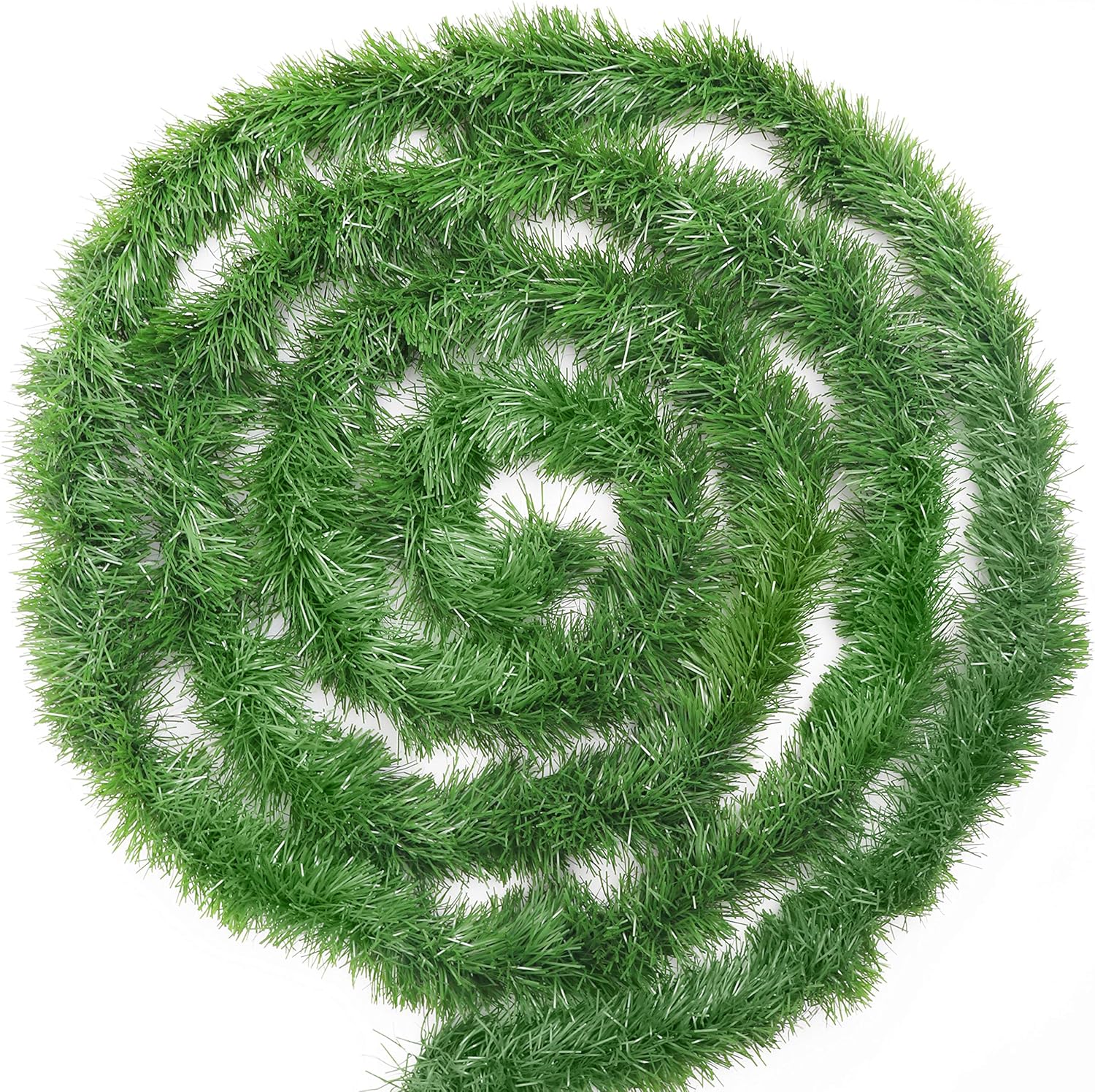 Guirlande de Noel Guirlande Sapin Artificielle Verte Imitation Sapin