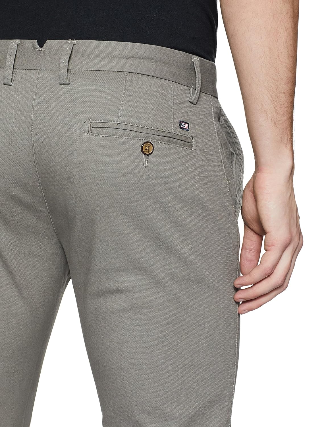 arrow sports men's straight fit casual trousers