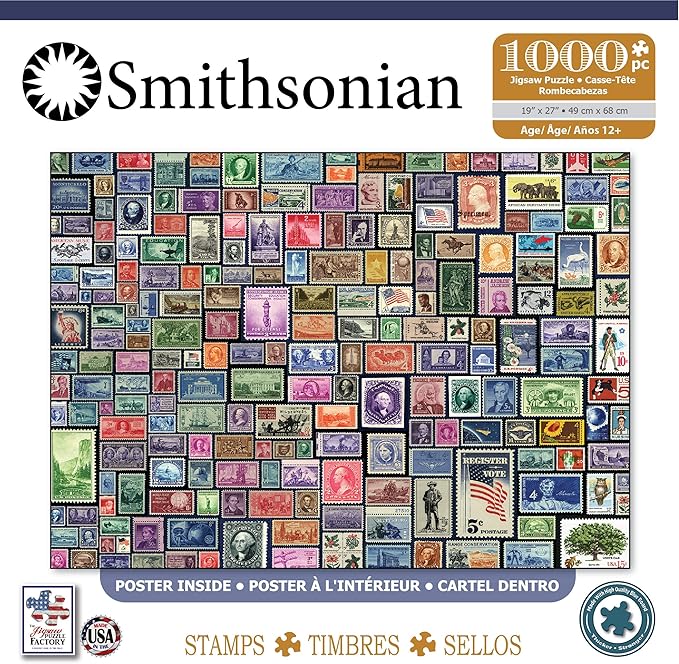 Christmas Cat Stamps Jigsaw Puzzle 550 Piece Toys Games Puzzles Empleateya Com Mx