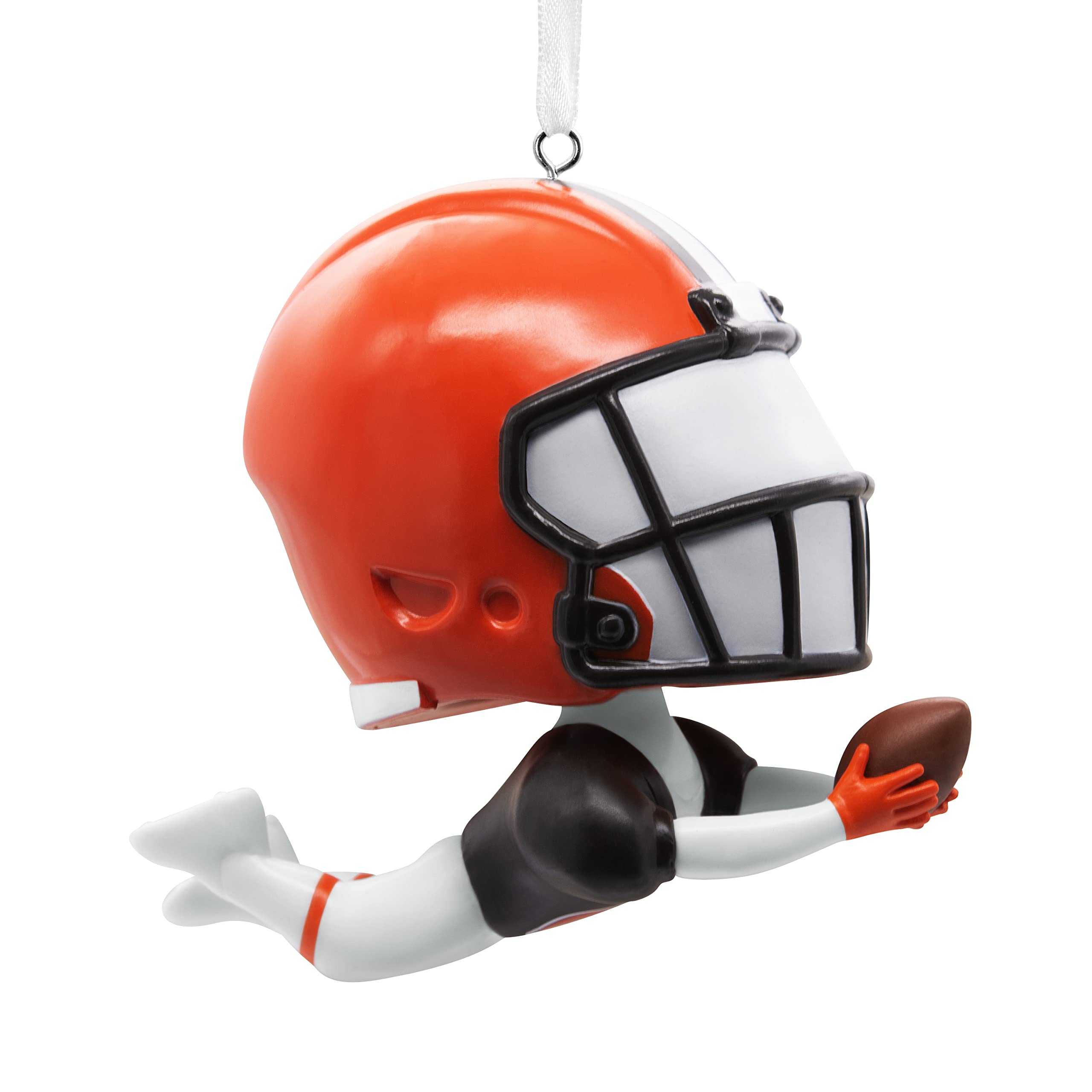 Photo 1 of *Box damaged* Hallmark NFL Cleveland Browns Bouncing Buddy Christmas Ornament