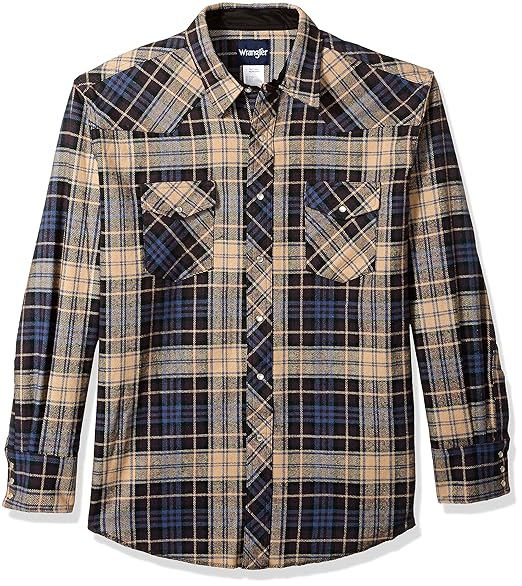 wrangler plaid shirt