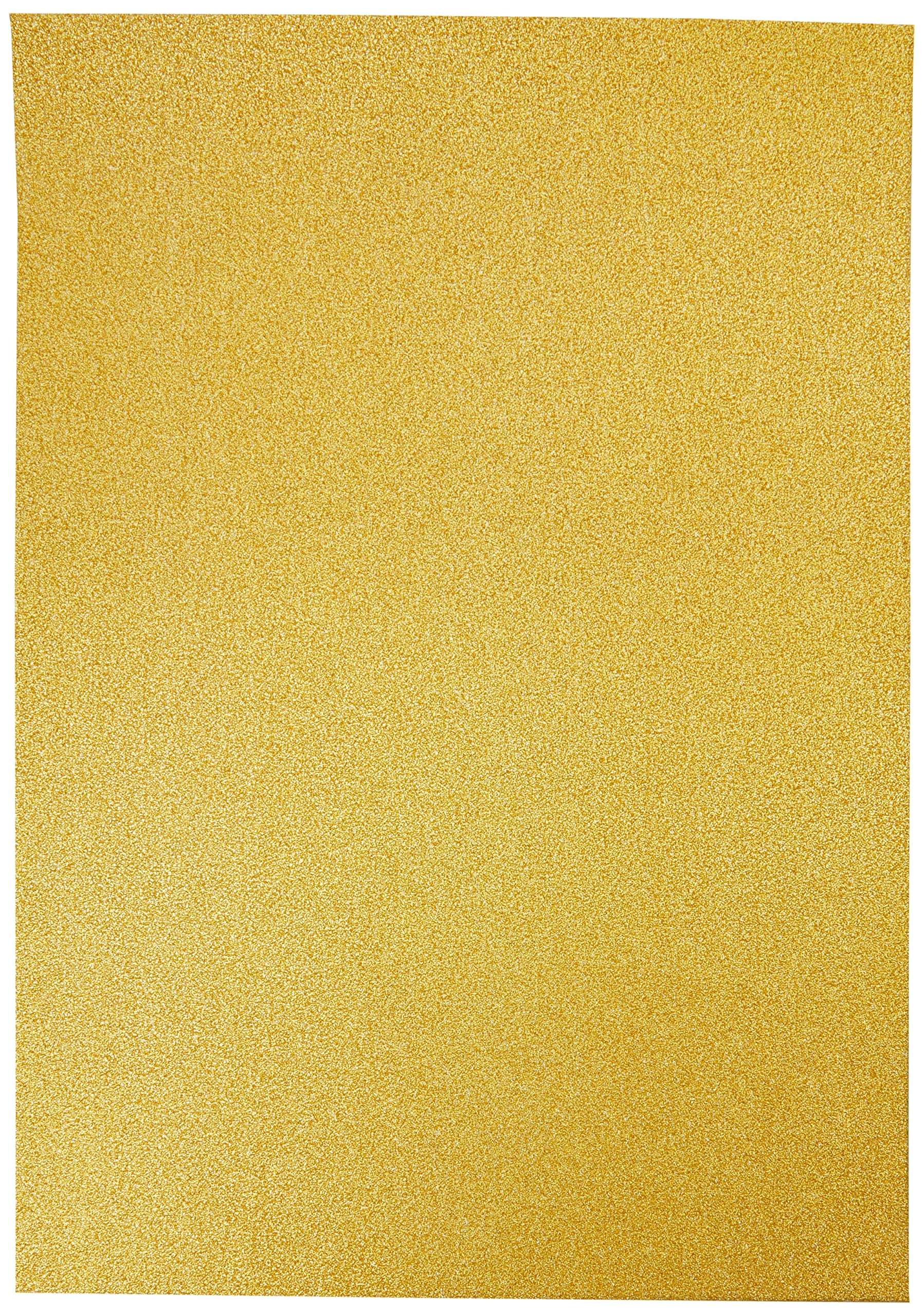 Oakwood Archer A4 Low-Shed Glitter Card-10 Sheets, Card, Gold, 0.1 x 21 x 29.5 cm