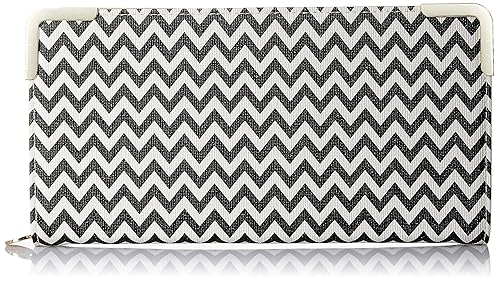 Lino Perros Womens Clutch (Black and White)