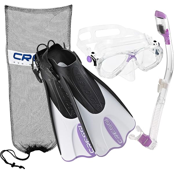 Mares Avanti Quattro Plus Fin Calypso Mask Dry Snorkel Set with Bag LM
