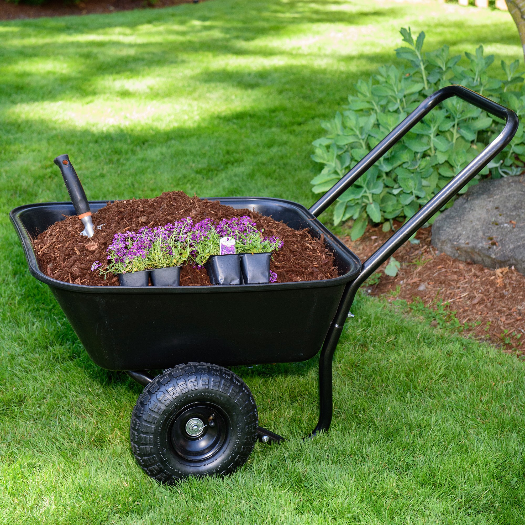 Garden Star 70019 Garden Barrow DualWheel Wheelbarrow/Garden Cart eBay