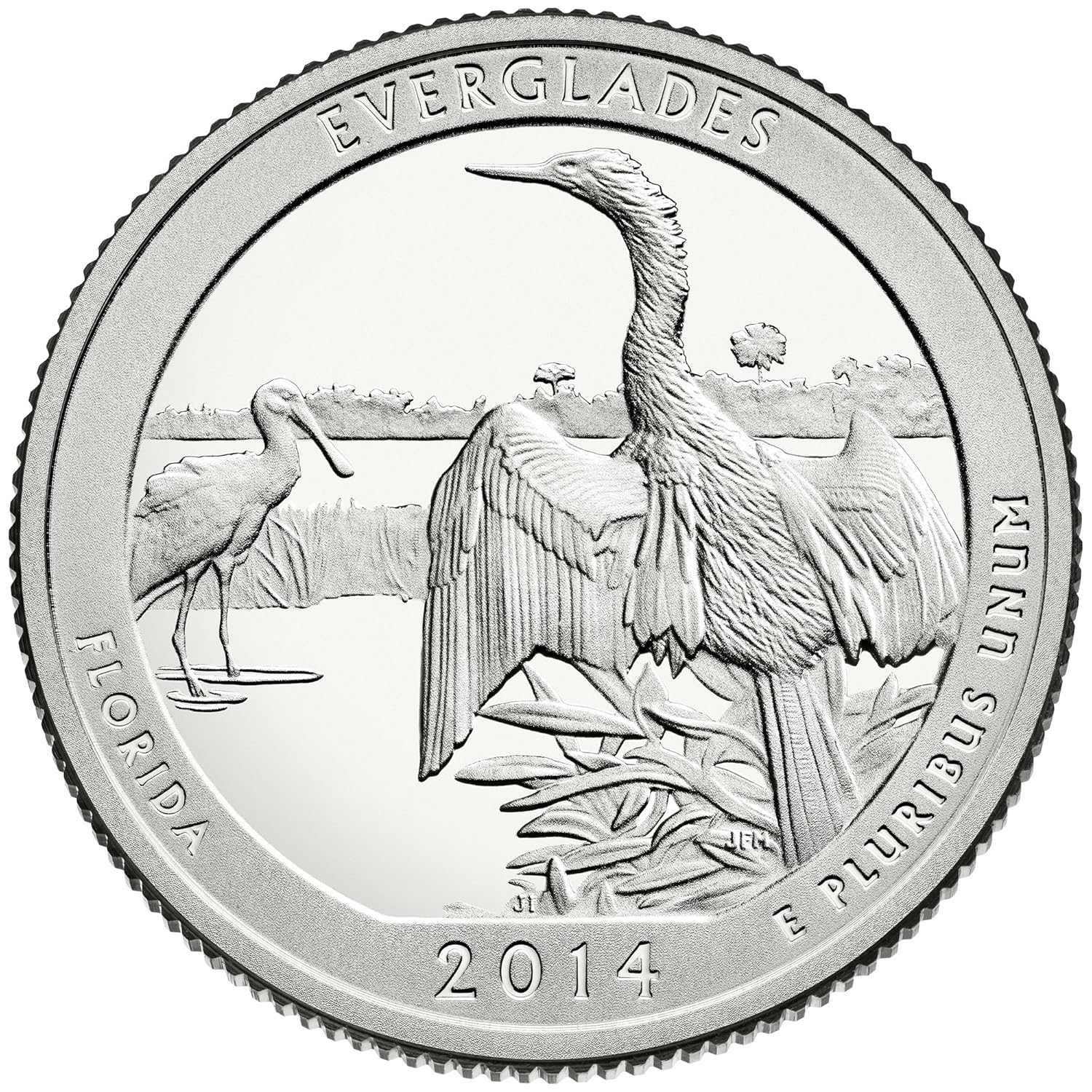 2014 S Florida Everglades National Park Quarter Silver Proof America The Beautiful At Amazon S Collectible Coins Store