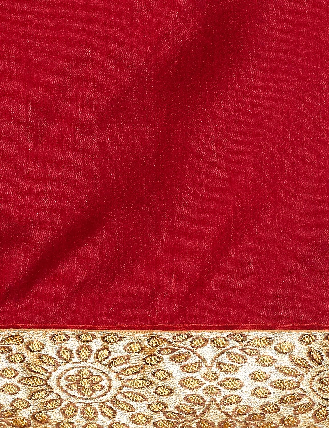 womanista women's embroidered faux crepe saree with blouse piece