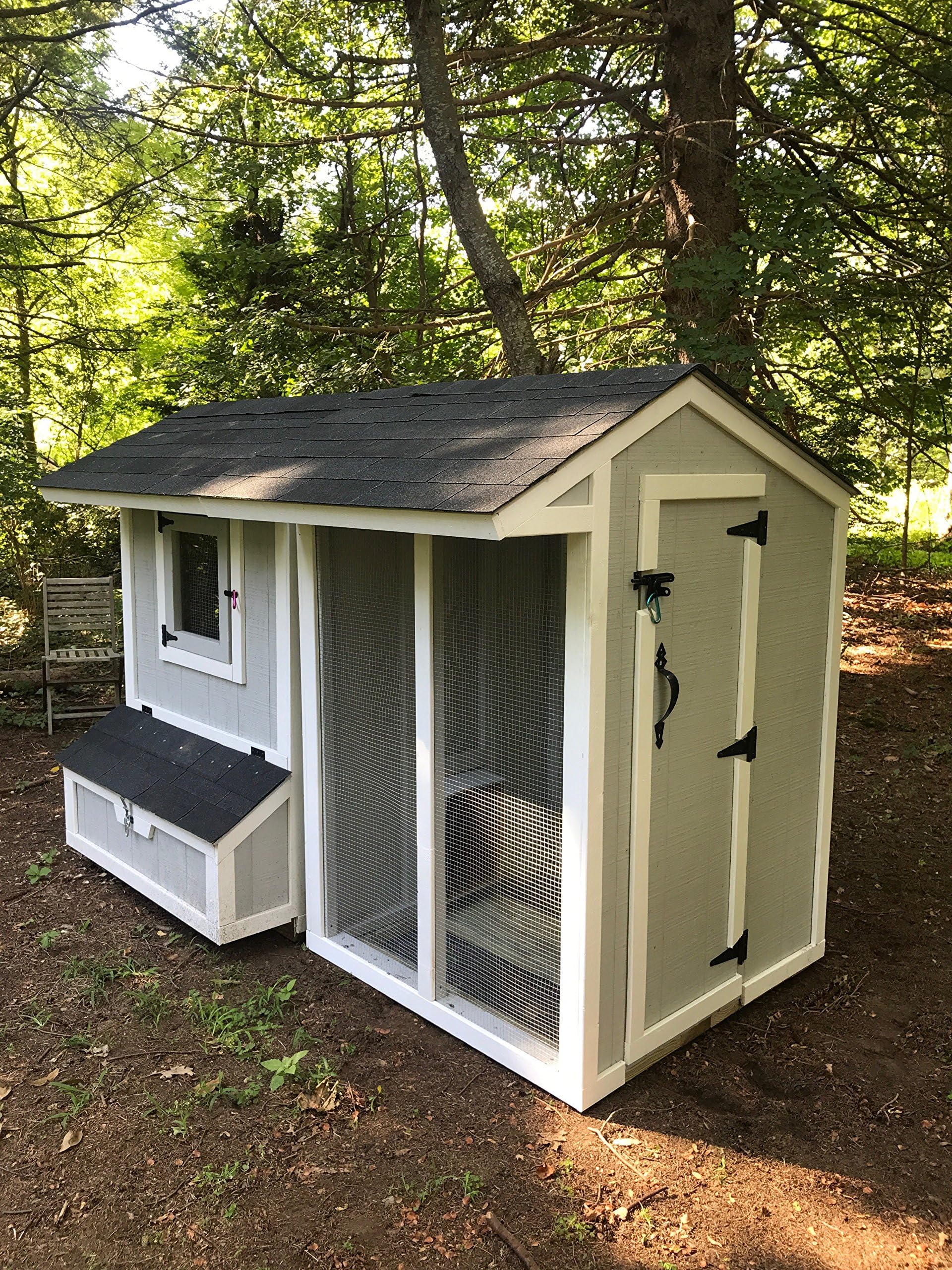 Clark Wooden Originals Salt Box Chicken Run