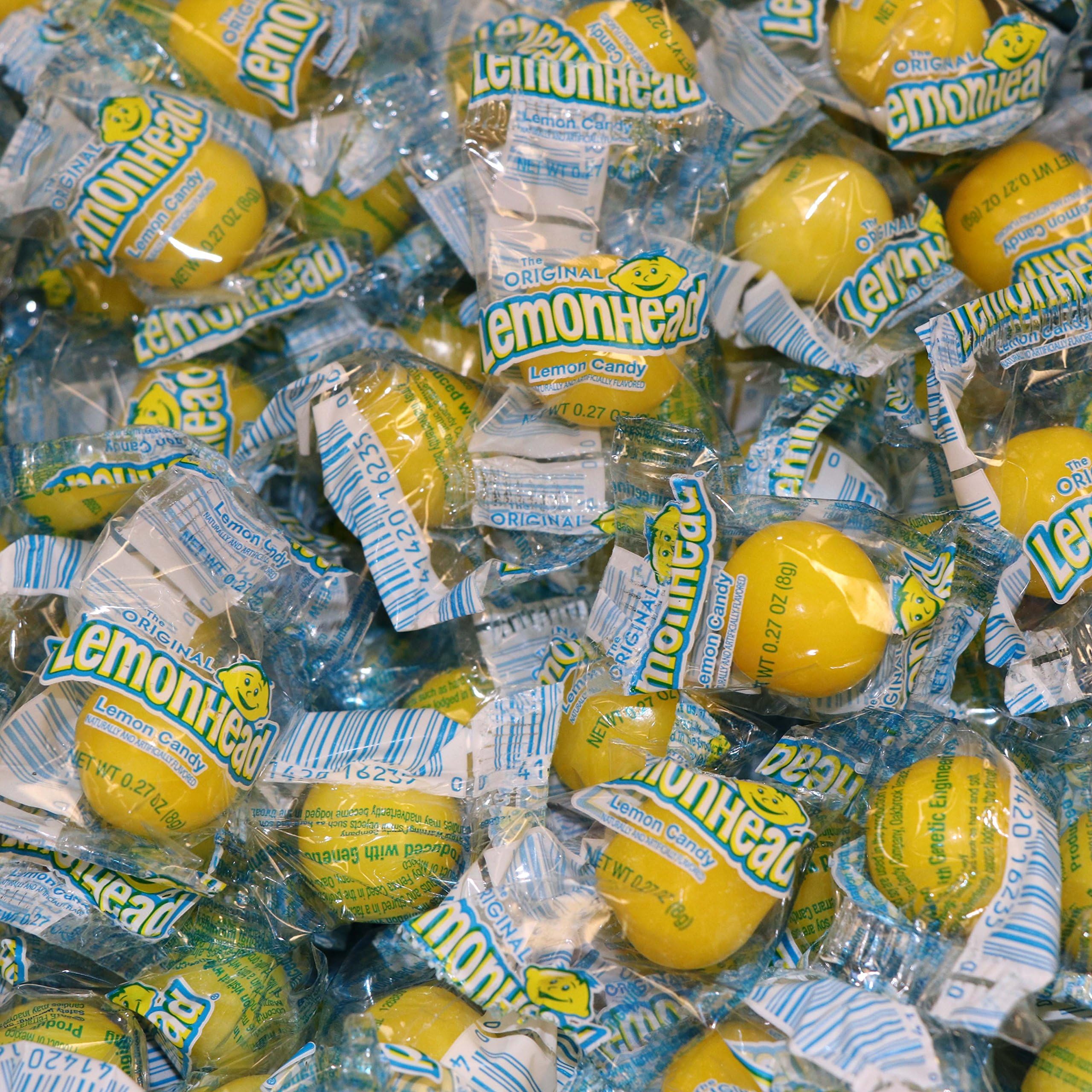 Lemonhead Candy Bulk 3 Pound Box Each Individually Wrapped Candies