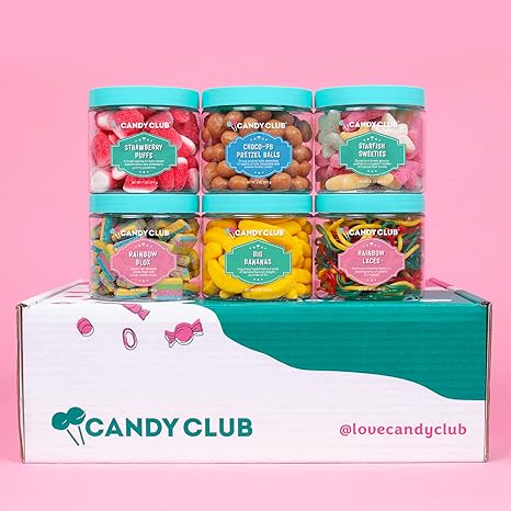 Candy Club Delicious Premium Candies Subscription Box Mostly Sweets Party Pack