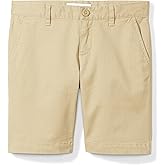 Amazon Essentials Girls and Toddlers' School Uniform Shorts for Kids