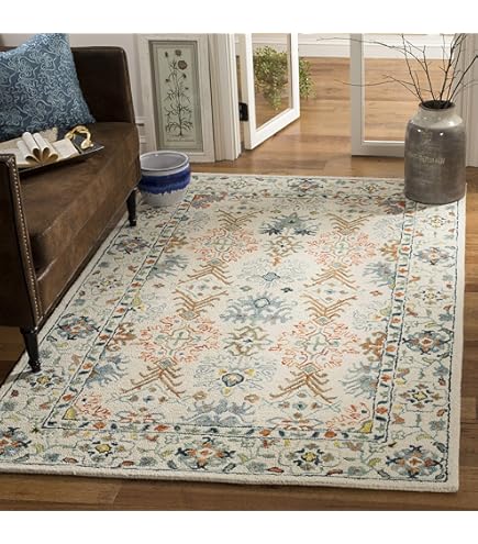 SAFAVIEH Aspen Collection Accent Rug - 3' X 5', Blue & Gold 1 thumbnail image