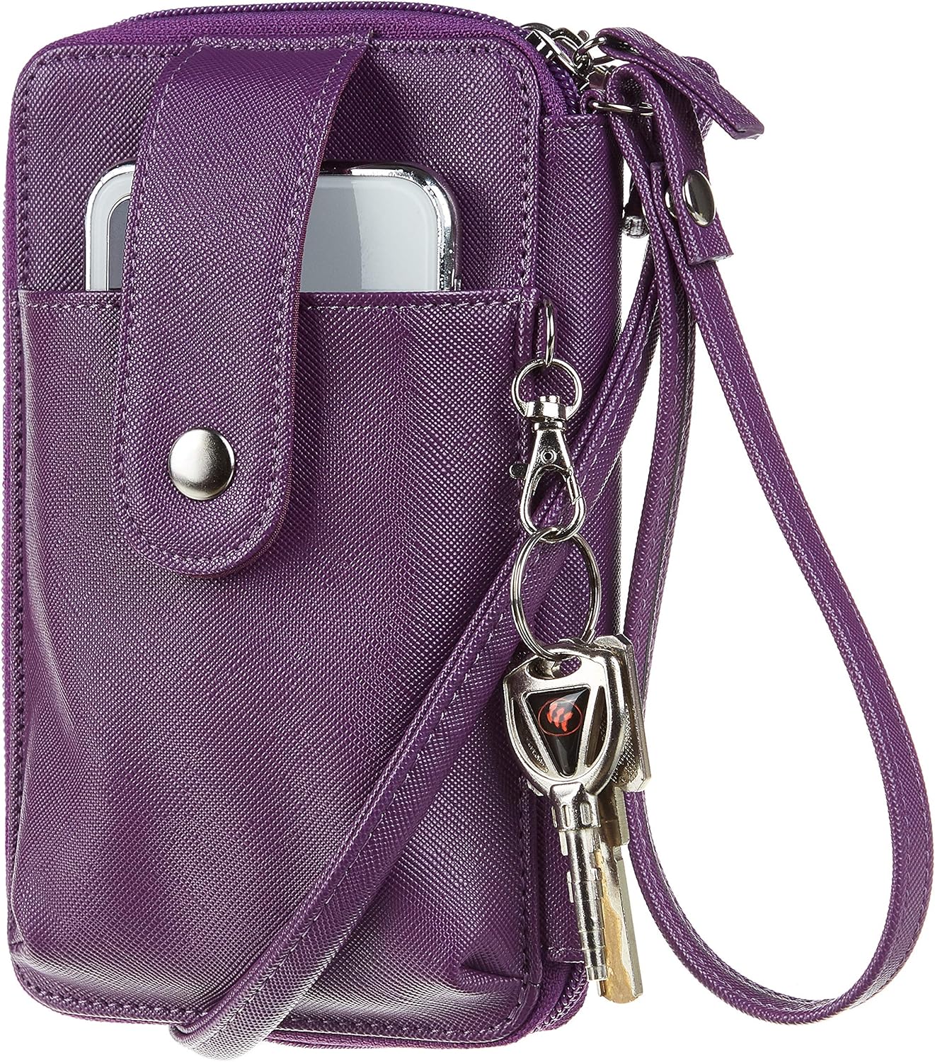 Sodsay Leather RFID Womens Crossbody Cell Phone Purse Credit Card