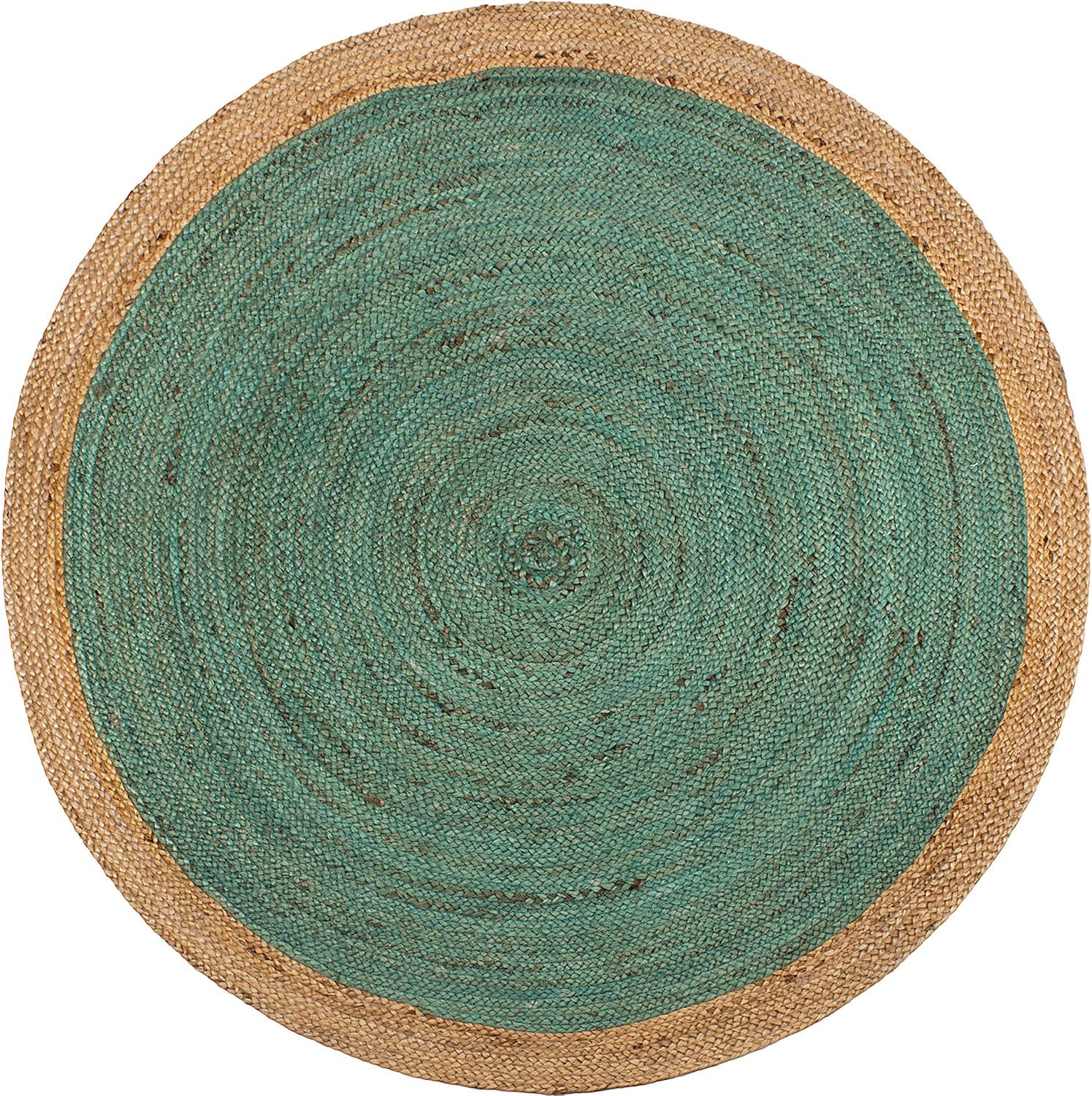 Best Home Decor Teal Braided Rug