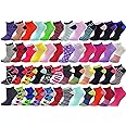 48 Pairs Womens Low Cut Ankle Socks, Comfortable Lightweight Breathable Athletic Bulk Pack Wholesale