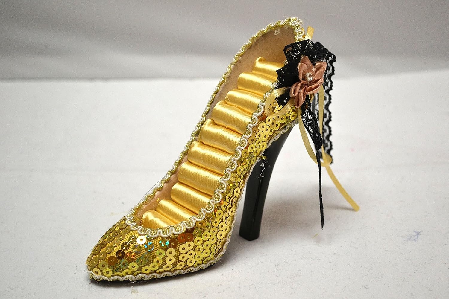 elegant gold shoes