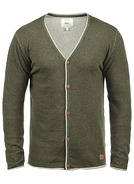 Redefined Rebel Maxen Herren Strickjacke Cardigan Feinstrick Mit V-Ausschnitt Und Knopfleiste Aus 100% Baumwolle Slim Fit
